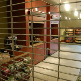 Cold sandwiches and coffee can be purchased in the East Academic Building