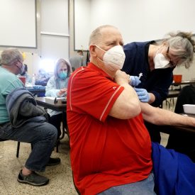 Webster nurses help give COVID-19 vaccines