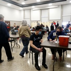 Webster nurses help give COVID-19 vaccines